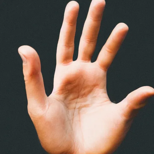 Image similar to a human hand