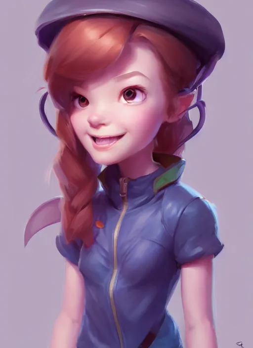 Prompt: a character concept art of an adventurous girl | | pixar - cute - fine - face, pretty face, realistic shaded perfect face, fine details by stanley artgerm lau, wlop, rossdraws, james jean, jakob eirich, andrei riabovitchev, marc simonetti, and sakimichan, trending on artstation
