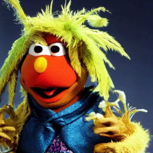 Image similar to Donald Trump as a Gorg, in Fraggle Rock