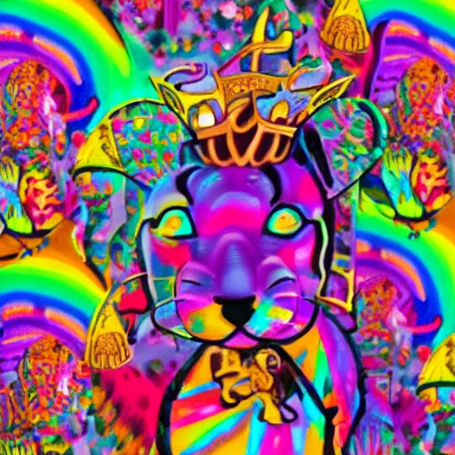 Image similar to Lisa Frank and Renaissance collaboration