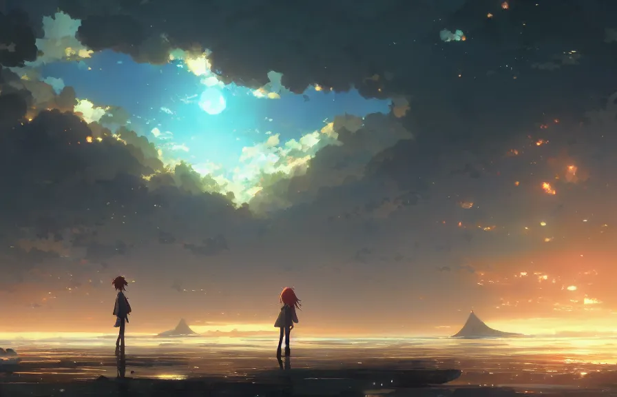 Image similar to makoto shinkai concept art of the breeze dimension, key visual, ambient lighting, highly detailed, digital painting, artstation, concept art, sharp focus, by makoto shinkai and akihiko yoshida and hidari and wlop and greg rutkowski