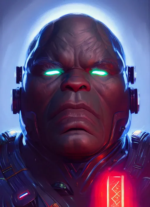 Prompt: portrait of apex legends darkseid, intricate, elegant, glowing lights, highly detailed, digital painting, artstation, glamor pose, concept art, smooth, sharp focus, illustration, art by artgerm and greg rutkowski, artey freytag