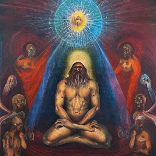 Image similar to Gnosticism, contemporary painting