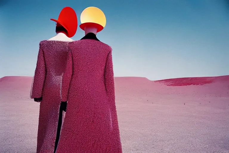 Image similar to fashion editorial photography in a world inspired by jean giraud moebius