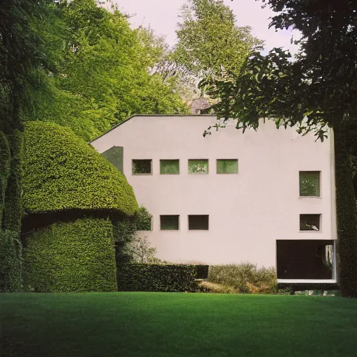 Image similar to House designed by Francis Bacon. Photographed with Leica Summilux-M 24 mm lens, ISO 100, f/8, Portra 400