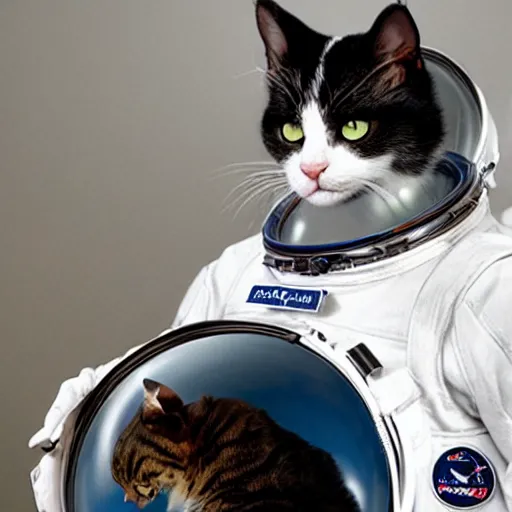 Image similar to cat astronaut