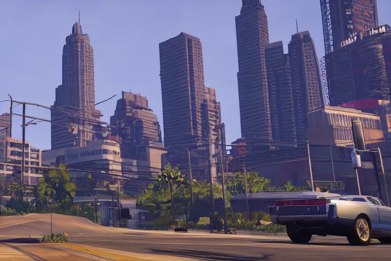 Prompt: screenshot of Grand Theft Auto 6: Atlanta, for ps5, Highly Detailed, Unreal engine 5, HD, 8k, GTX 3090,