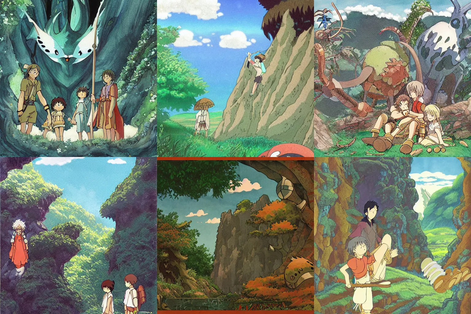 Prompt: Fantasy adventure artwork by Studio Ghibli