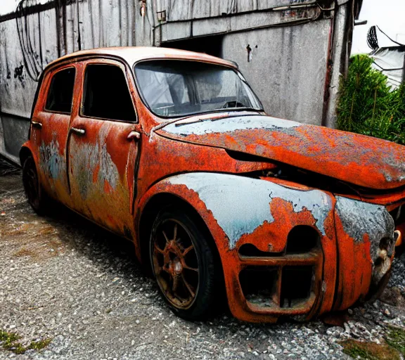 Image similar to rusty japanese car