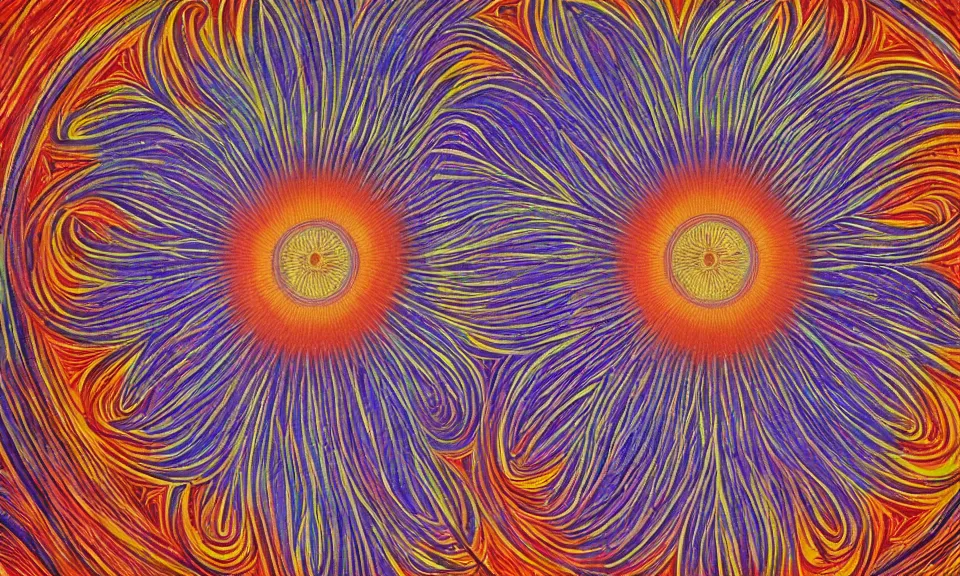 Image similar to 35mm film still, à drop in the ocean of excitement and enthusiasm with a hint of euphoria,moody, by Alex grey