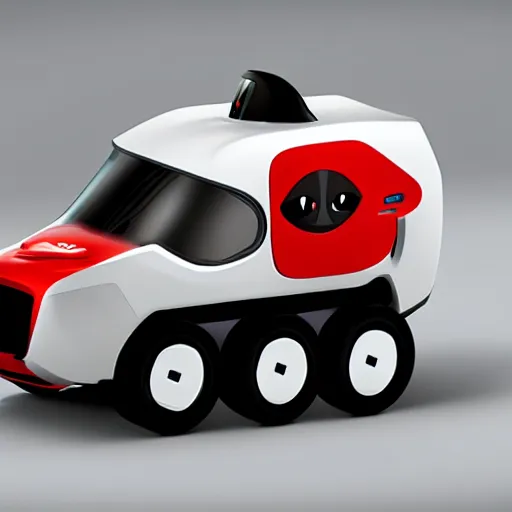 Image similar to evil hamster truck concept bio engineering, bio robot, cabin head