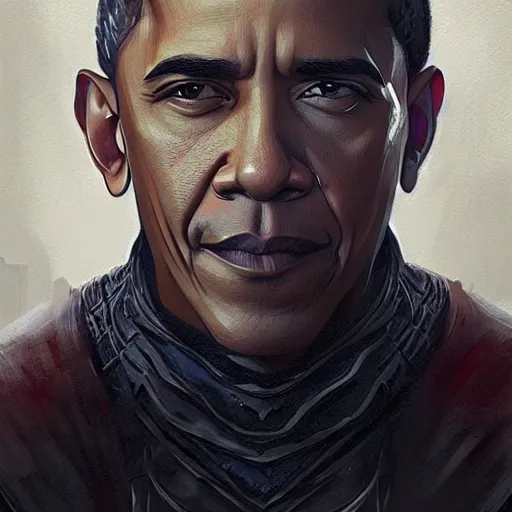 Prompt: obama in game of thrones, highly detailed digital painting, artstation, concept art, smooth, sharp focus, illustration, art by artgerm and greg rutkowski and alphonse mucha