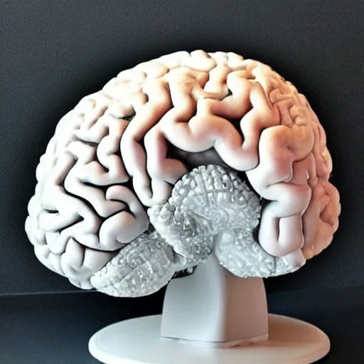 a crystal cast sculpture of a brain | Stable Diffusion | OpenArt