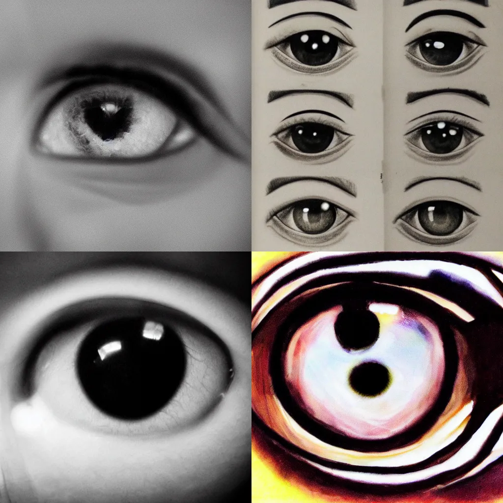 Prompt: portrsit of eyes and eyes