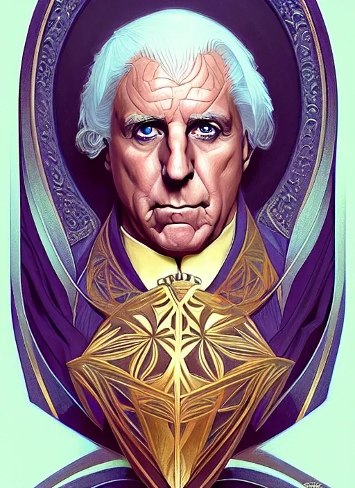 Prompt: symmetry!! portrait of ric flair, dnd, intricate, elegant, highly detailed, digital painting, artstation, concept art, smooth, sharp focus, illustration, art by artgerm and greg rutkowski and alphonse mucha