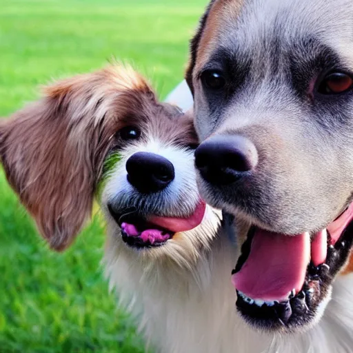 Image similar to dogs that bark bees out their mouths