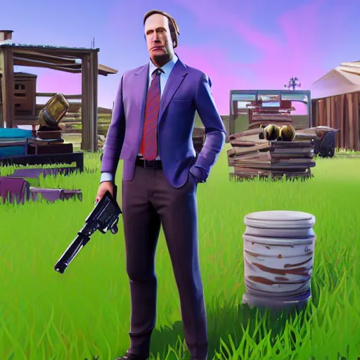 Image similar to saul goodman in fortnite