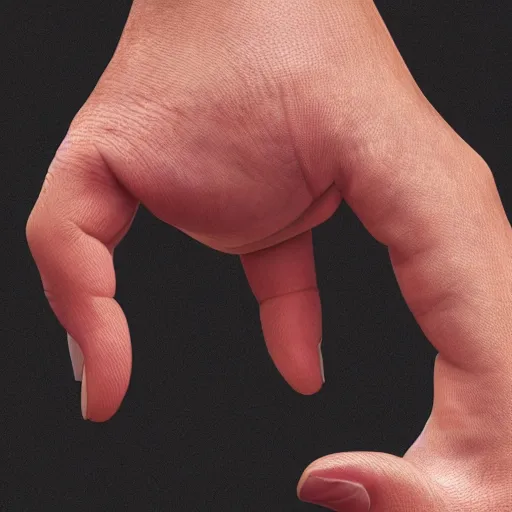 Image similar to a realistic photo of a human hand, 8k ultra realistic anatomy