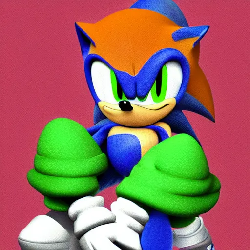 Image similar to my sonic oc i made, no copying allowed, deviantart