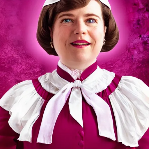 Prompt: franziska giffey as dolores umbridge