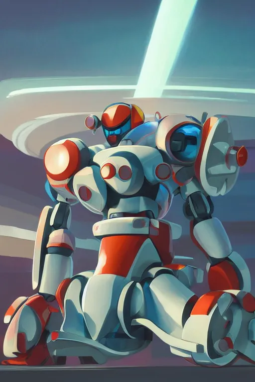 Image similar to metabots medabots medarotto medarot robot minimalist comics helmet mask neon cybereye, behance hd by jesper ejsing, by rhads, makoto shinkai and lois van baarle, ilya kuvshinov, rossdraws global illumination ray tracing hdr radiating a glowing aura