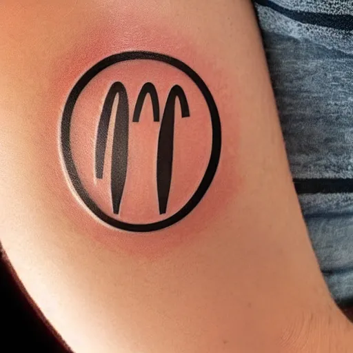 Image similar to mcdonalds logo tattoo