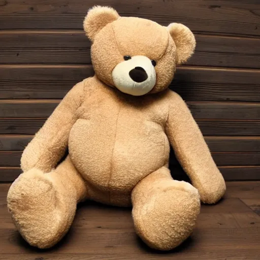 Image similar to a morbidly obese teddy bear