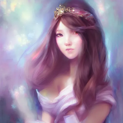 Image similar to princess by wlop