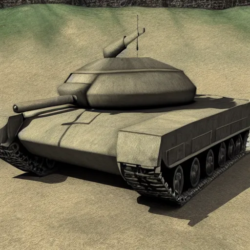 Prompt: an armored tank