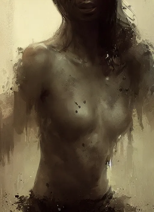 Image similar to monster, beautiful face, rule of thirds, intricate outfit, spotlight, by greg rutkowski, by jeremy mann, digital painting