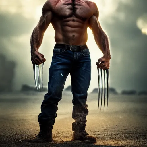 Prompt: wolverine new actor, mcu, concept art, high definition photography, professional photography, 8k