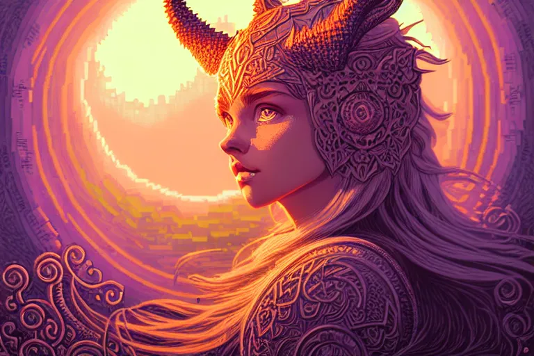 Prompt: freya, beautiful detailed pixelart by albertov, intricate details, beautiful, dithered gradients, volumetric lighting, cgsociety, artstation, smooth, sharp focus, 2 d illustration, amazing art by dan mumford, old school computer game graphics, crpg, d & d, pixel art