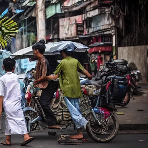 Image similar to jakarta undercover, award winning photo.