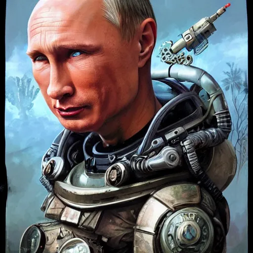 Prompt: lofi biopunk Putin crushed by Ukrainian tank, Pixar style by Tristan Eaton Stanley Artgerm and Tom Bagshaw.