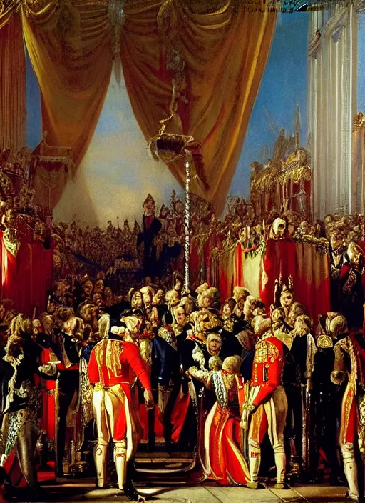 Image similar to the coronation of napoleon painting