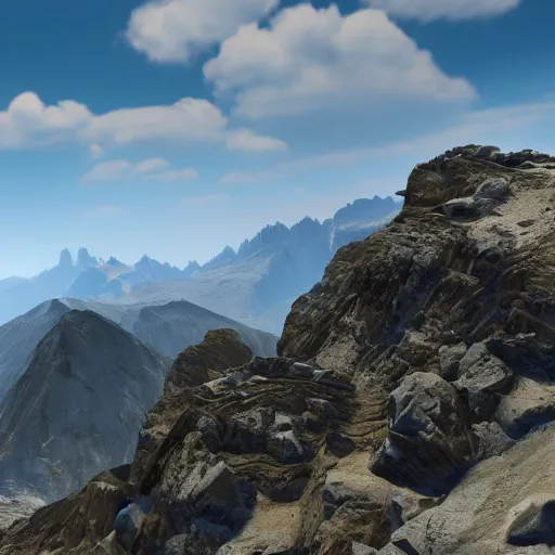 Prompt: a side view of a mountain, ultra realistic, 8K, extra details, Unreal Engine 5