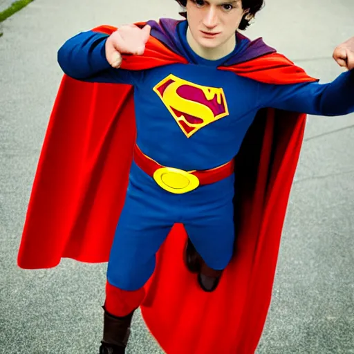 Image similar to Frodo as DC Comics Robin, dslr photo