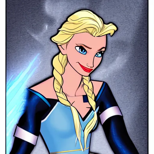 Image similar to elsa as an x - men