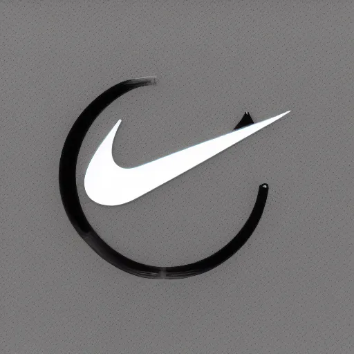 Prompt: 3 d, nike logo, swoosh, ad