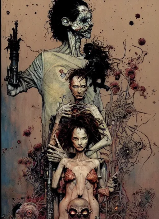 Image similar to sandman comic by chiara bautista and beksinski and norman rockwell and greg rutkowski weta studio, and lucasfilm