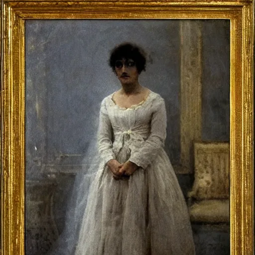 Image similar to ghost by alfred stevens