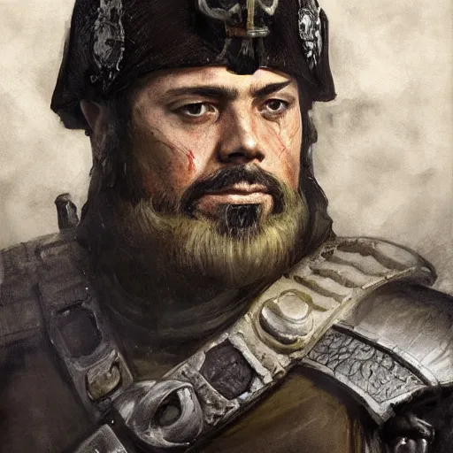 Image similar to portrait of a spanish conquistador hernan cortes, colourised, face portrait, epic, tragic, military art, fantasy, dieselpunk, hd shot, digital portrait, beautiful, artstation, comic style, by artgerm, guy denning, jakub rozalski, magali villeneuve and charlie bowater