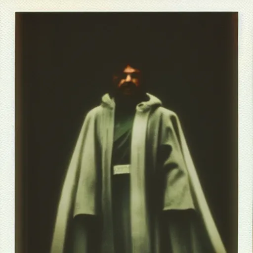 Image similar to polaroid of a jedi by Tarkovsky