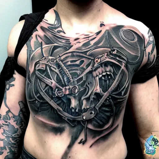 Death stranding beast, tattoo ink, higly detailed | Stable Diffusion |  OpenArt