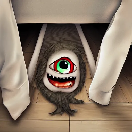 Image similar to monster under your bed