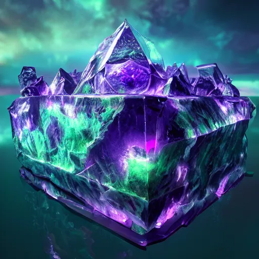 Prompt: Photorealistic magical amethyst shard glowing arcane energy. Hyperdetailed photorealism, 108 megapixels, amazing depth, glowing rich colors, powerful imagery, psychedelic Overtones, 3D finalrender, 3d shading, cinematic lighting, artstation concept art