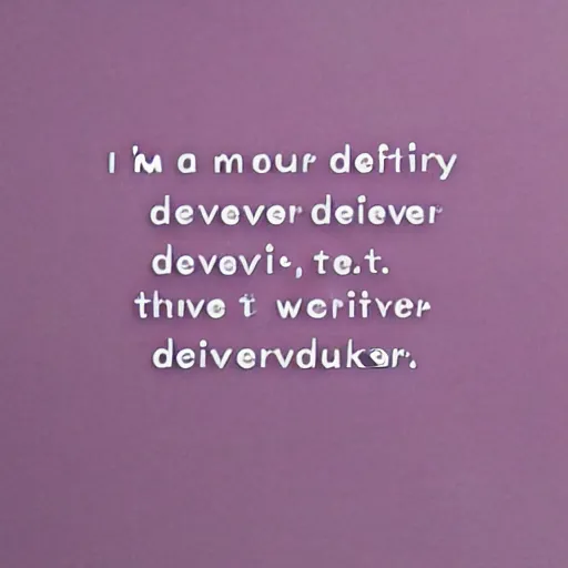 Prompt: I am your forever devoted believer