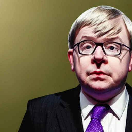 Image similar to kevin rudd, in the style of junji ito