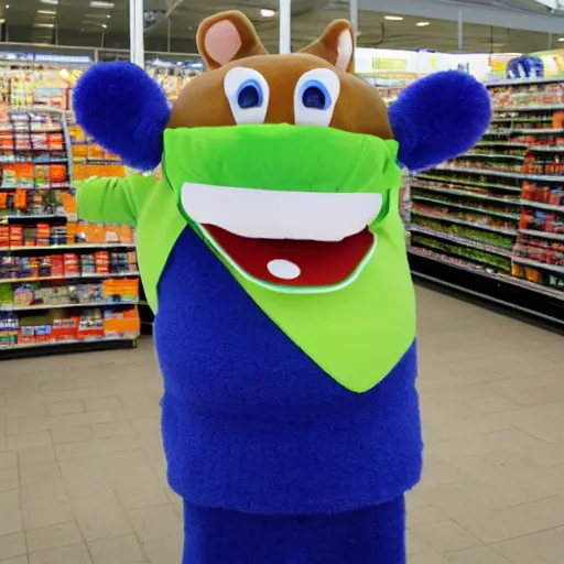 Prompt: tesco new mascot