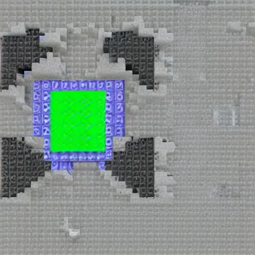 Image similar to john snow in minecraft